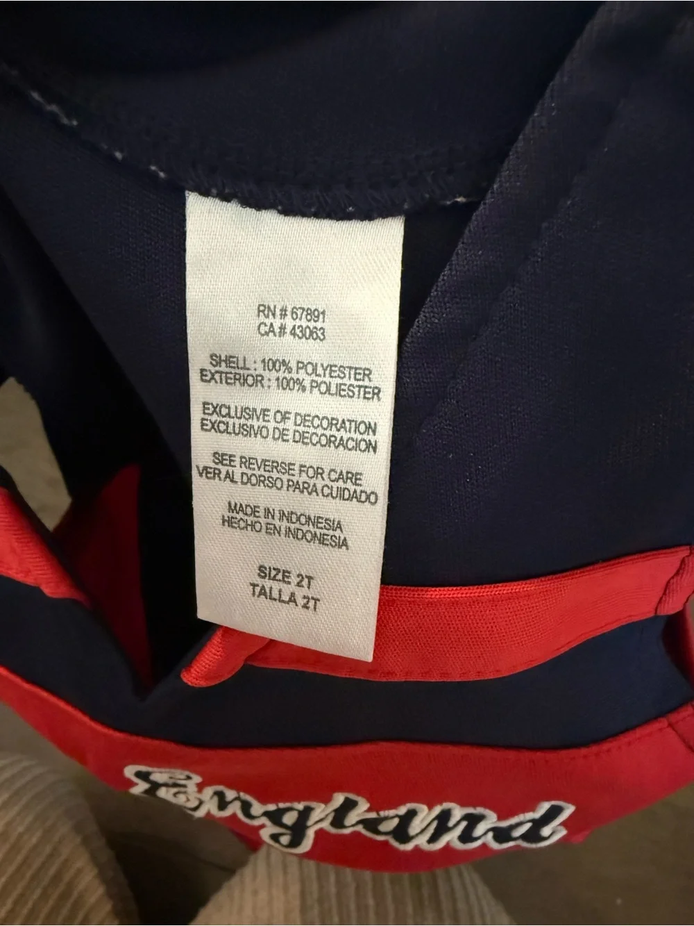 New England Patriots Toddler Girls Cheerleader Jumper Dress Size 2T EUC